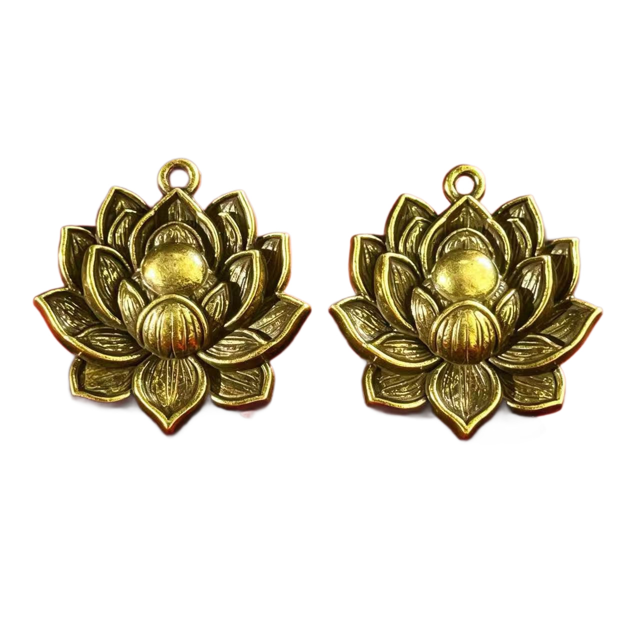 Lucky Lotus Keychain Pendant, Chinese Style Charm
